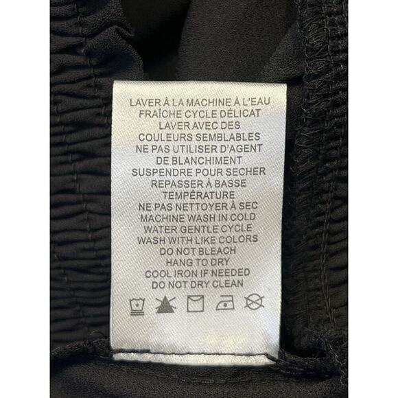 JOIE Women’s Embroidered Lace Blouse Top LS V Neck Cropped M Y2k Peasant Chic - Picture 9 of 9